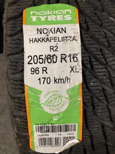 1 New 205 60 16 Nokian Hakkapeliitta R2 Snow Tire - Picture 1 of 5