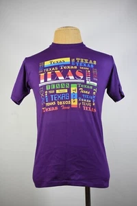 Vintage 80's Velva Sheen Texas state T-shirt M new - Picture 1 of 4