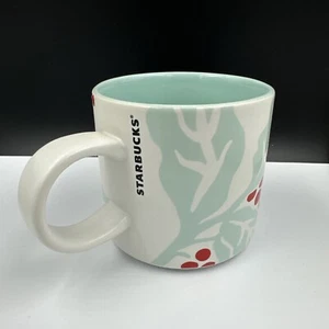 STARBUCKS 2018 Holiday Mug Holly Berry 12oz. 3 3/8”Coffee/Tea Mug - Picture 1 of 14