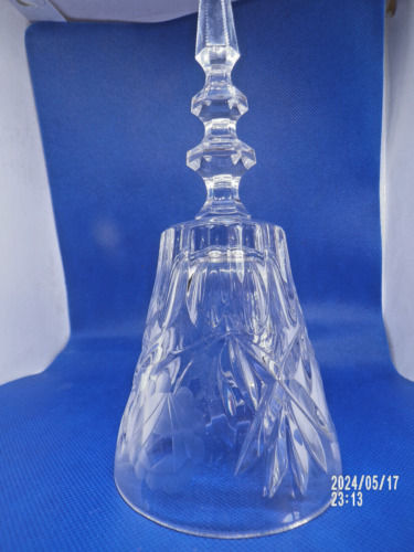 New Listingpre own glass bell,7.5 inches tall,can't tell if it is crystal.
