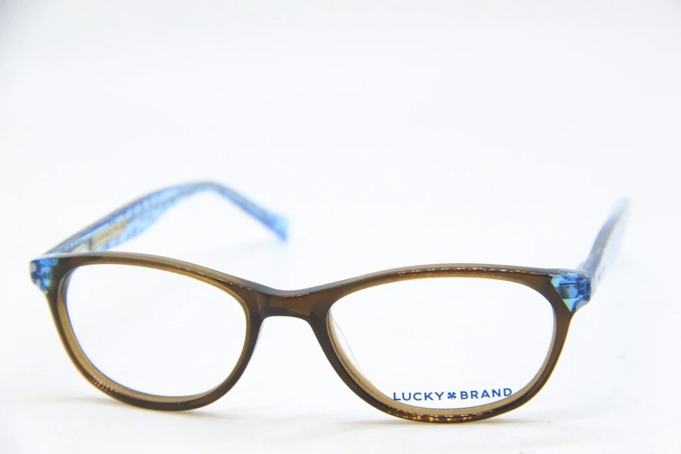 NUEVAS GAFAS LUCKY BRAND D700 MARRÓN AZUL CLARO MONTURAS AUTÉNTICAS 47-16 Foto 1 de 4