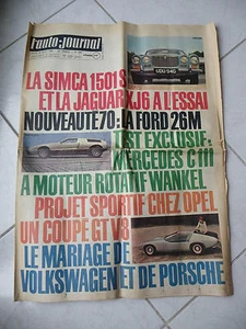 El Auto-Journal N°486 Jaguar XJ6 Simca 1501 S Mercedes C111 Wankel Ford 26M - Imagen 1 de 1