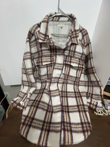 Maurices taglie forti 3X shacket donna a quadri ottimo per l'autunno - Foto 1 di 8