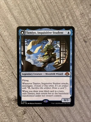 MTG Tamiyo, Inquisitive Student Modern Horizons 3 Regular #242 - Image 1 of 2