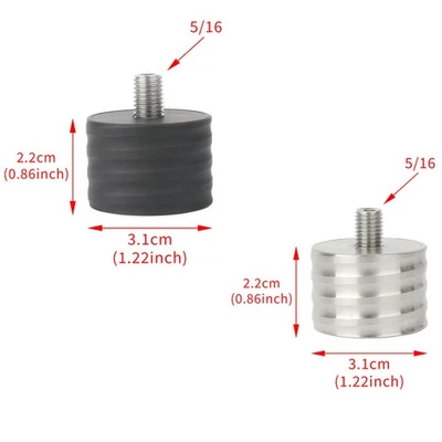 Amortiguador estabilizador compuesto recurvo arco caza tiro con arco 4 oz acero tungsteno tiro Foto 1 de 4