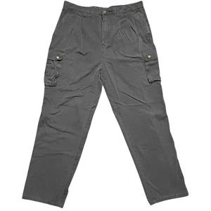 Pantalones cargo vintage camel trophy para hombre 38x30 azul gris patinador Y2K plisado - Imagen 1 de 15