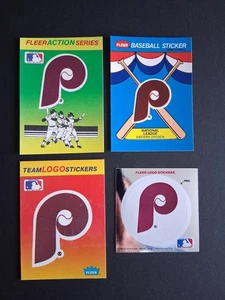 1989-91 Phillies Fleer baseball team stickers. NMT-MNT+ condition - Bild 1 von 1