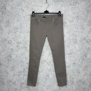 Pantalones de mezclilla elásticos de diseñador premium ajustados Dior Homme talla 31 etiqueta de cuero - Imagen 1 de 21