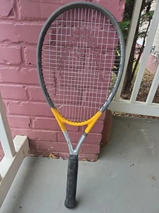 HEAD Ti-S4 Titanium Tennis Racquet Yellow Black Silver Grip 4 1/2 - Picture 1 of 8