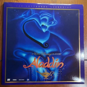 Walt Disney's "ALADDIN" Deluxe Widescreen CAV Laserdisc Gatefold Robin Williams! - Picture 1 of 6