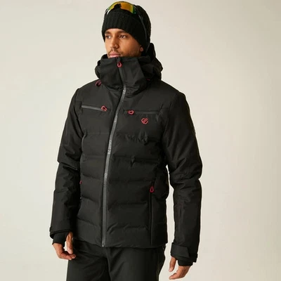 2025 DARE2B REGATTA Schnee - Ski Jacke Speed Herren Ared 30 / 30K Schwarz DMP608 - Bild 1 von 4
