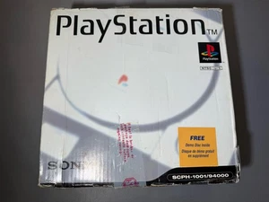 Sony PlayStation PS1 Gray Game Console SCPH-1001 Complete Near Mint - Picture 1 of 8