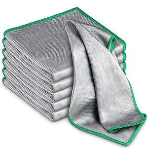 Glass Polishing Cloth, Streak Free, 6 Pack, Lint Free Microfiber Cleaning Rags - Picture 1 of 9