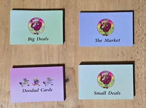 Rich Dad Cashflow Gioco da Tavolo Carte Doodad Piccole/Grandi Affari Il Mercato - Foto 1 di 1