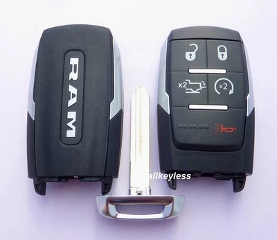 NUEVO OEM 2019-2024 RAM 2500 3500 4500 Smart Keyless Entry Remote Llavero GQ4-76T Foto 1 de 4