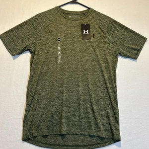 Under Armour Men's Tech 2.0 Short-Sleeve T-Shirt Marine Green/ Black Small - Picture 1 of 7
