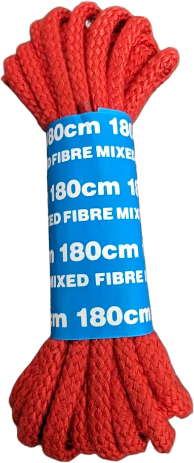 180cm Round Red Shoelaces Shoe laces Boot Trainer Shoes Football Boots - Image 1 of 1