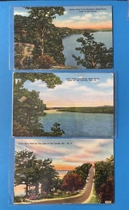 LAKE of the OZARKS Horseshoe Bend Drive Missouri MO Postcard Lot - Picture 1 of 3
