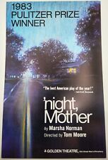 'Night Mother at Golden Theatre 22" x 14" Theatre Window Card Promo Poster