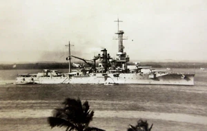 Foto US Navy corazzata USS Florida Guantanamo Bay Cuba punto pescatore 1930 - Foto 1 di 5