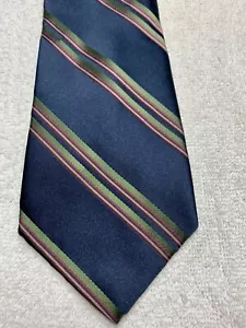 BOTANY 500 MENS TIE NAVY BLUE WITH GRAY 3.75 X 59 - Picture 1 of 4
