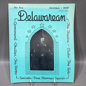 Christmas 1940 New Delawarean Magazine Kent Sussex New Castle County Delaware - Foto 1 di 4