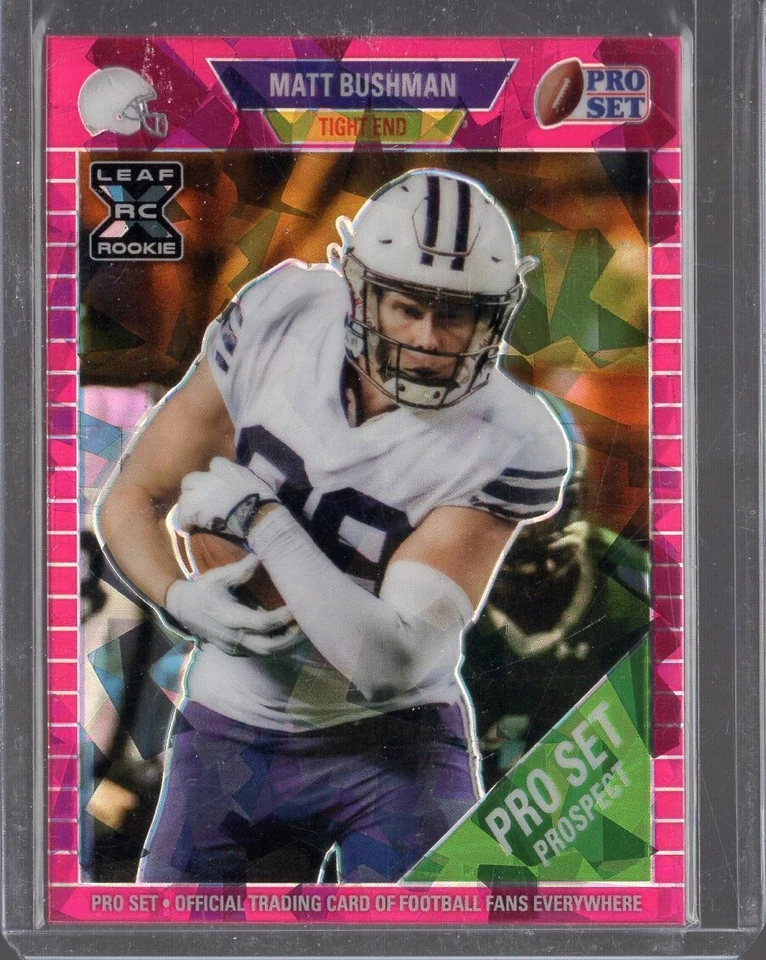 2021 Leaf Pro Set Metal Crystals Pink #62 Matt Bushman 11/25 - Image 1 of 1