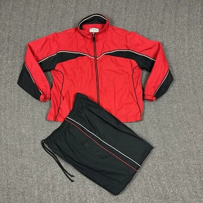 VINTAGE Wilson Windbreaker Tennis Jacket & Pants Suit Womens PL 12/14 Pickleball - Image 1 of 4