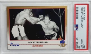 Tarjeta de boxeo 1991 Kayo #12 Rocky Marciano PSA 10 gemas como nueva patio - Imagen 1 de 2