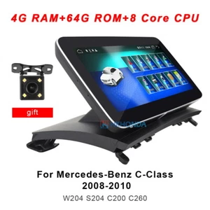 Radio Android DVD GPS 4+64 GB clase CLK para Mercedes Benz W204 W203 C200 C230 C clase CLK - Imagen 1 de 12