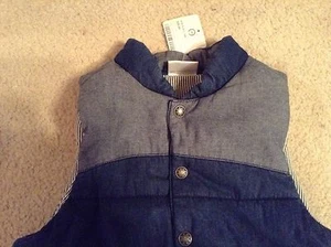 NWT Unisex Hanna Andersson Hanna Outdoor "Out The Door Vest" Sz 140 Retail $59 - Picture 1 of 7