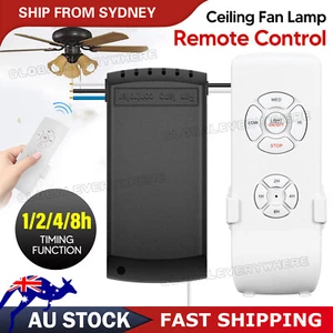Universal Wireless Ceiling Fan Remote Lamp Light Timer Receiver Control Kit/Tool - Picture 1 of 10