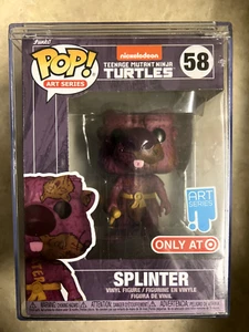 FUNKO POP! SPLINTER 58 ART SERIES TARGET EXCLUSIVE TMNT + Hard Case - Picture 1 of 1
