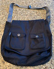 Columbia Black Gray Messenger Bag Diaper Bag Unisex Book Bag