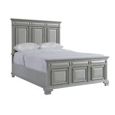Picket House Furnishings Trent Queen Panel Bed in Gray in Gray