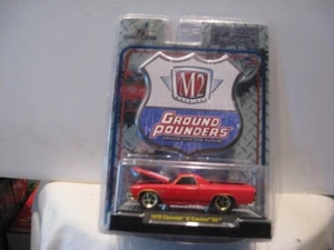 M2 MACHINES R11 1:64 GROUND POUNDERS 1970 CHEVROLET EL CAMINO SS GOLD CHASE - Picture 1 of 2