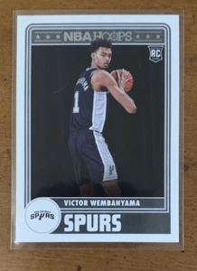 2023-24 Panini NBA Hoops #298 Victor Wembanyama RC Rookie - Foto 1 di 2