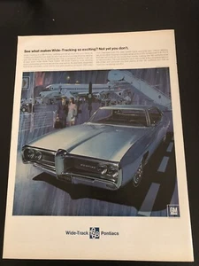 1968 PONTIAC LE MANS Wide-Track - Vintage 1967 Magazine Ad - Picture 1 of 1