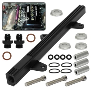 High Flow Top Feed Fuel Injector Rail For Nissan Silvia S13 240SX SR20DET BK - Picture 1 of 9