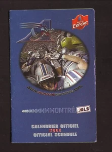 Montreal Alouettes--Agenda tascabile 2004--esportazione Molson--CFL - Foto 1 di 2