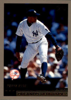 2000 Topps #285 Orlando Hernandez New York Yankees - Image 1 of 2