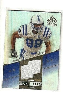 JERSEY DE CORTE PROFESIONAL MARVIN HARRISON 2004 UD REFLECTIONS JUEGO USADO CORTE - Imagen 1 de 1