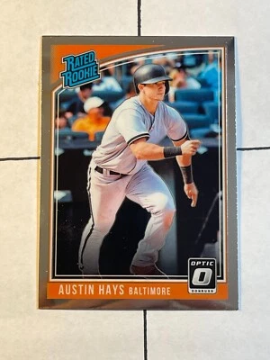 Austin Hays 2018 Panini Donruss Optic Rated Rookie RC #58 Orioles - Image 1 of 2