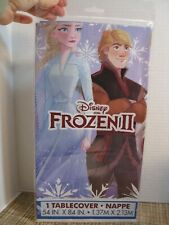 Disney Frozen II Party Supplies - Table Cover - Elsa, Anna, Olaf, Kristoff, Sven