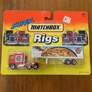 Matchbox Super Rigs Red Pizza Hut Truck And Trailer 34330 - Picture 1 of 8