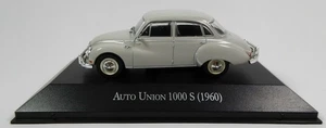 IXO, AUTO UNION 1000S 1960 Limousine 4-türig grau im Blister verkauft, Maßstab... - Bild 1 von 5