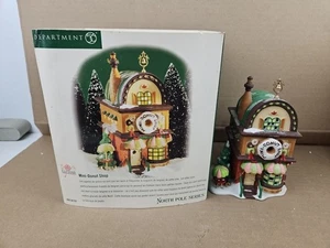 Mini tienda de donuts vintage Department 56 North Pole Series 56702 Christmas Village - Imagen 1 de 5