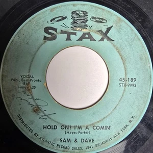 Sam & Dave Hold On! I'm A Comin' / I Got Everything I Need, 7" Stax 189 - Picture 1 of 13