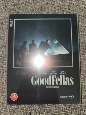 GOODFELLAS Film Vault STEELBOOK 4K UHD Blu-ray UK Limited Edition Region-Free!! - Image 1 of 4