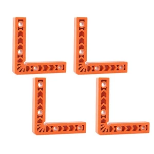 Set of 4 Carpenter Tools 90 Degree Positioning Squares Right Angle Clamps - Picture 1 of 8